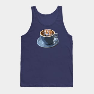 Drink Da Tiger Coffee Tank Top